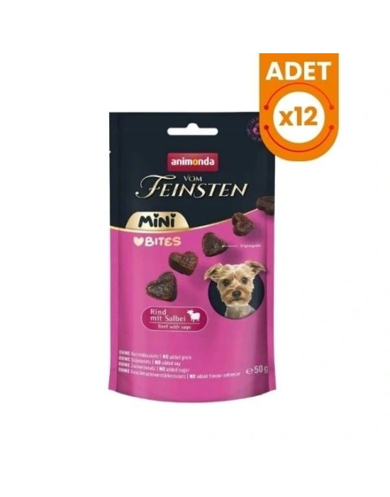 Animonda Vom Feinsten Sığır Etli Mini Irk Yetişkin Köpek Ödül Maması 1 Adet 50 Gr