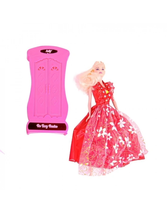 ® Anlily Bebek Aksesuarlı Dolaplı