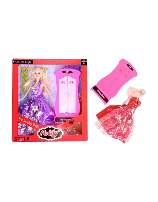 ® Anlily Bebek Aksesuarlı Dolaplı