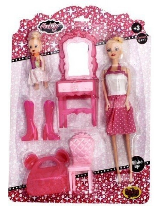 ANLILY BEBEKLI MAKYAJ MASALI SET