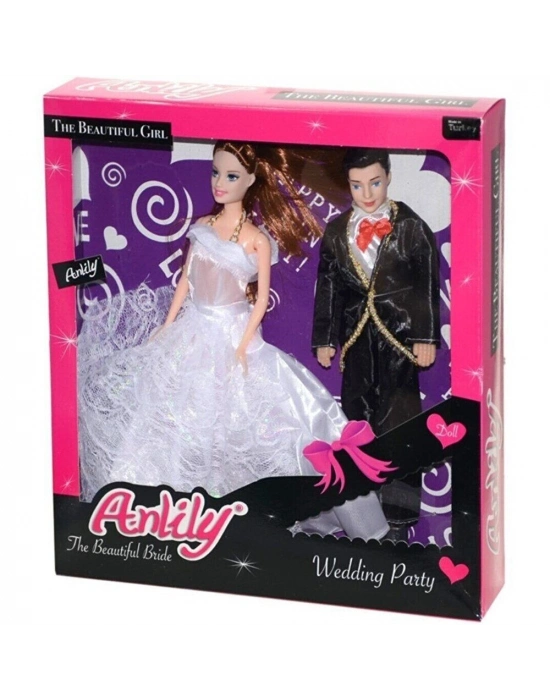 Anlily Gelin ve Damat Bebek Seti - 02264