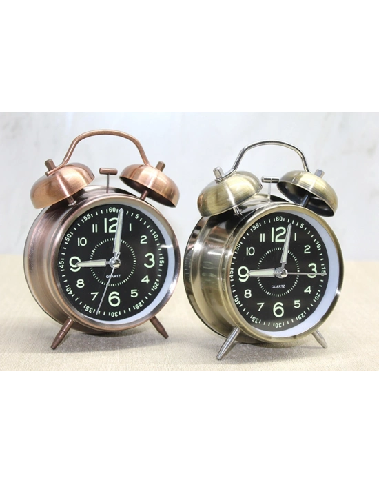 Antik Metal Çalar Saat Model 1