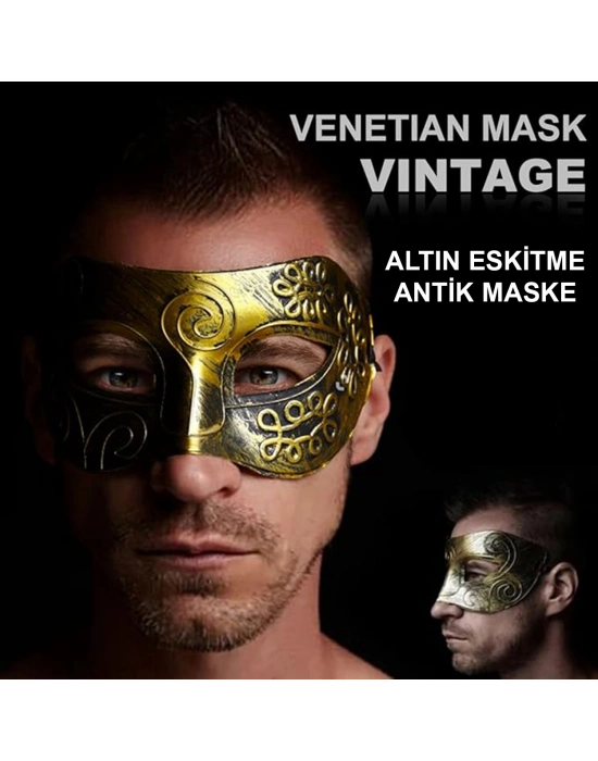 Antik Tarz Balo Maskesi