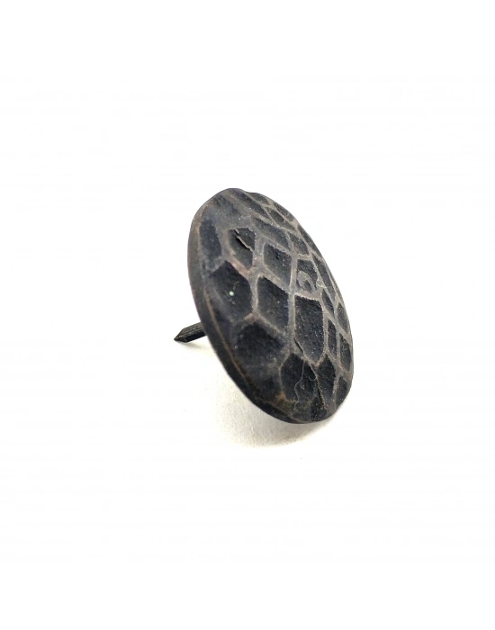 Antika Tarz Dekoratif Pirinç Desenli Kabara No4 - 35 Mm, Oksit