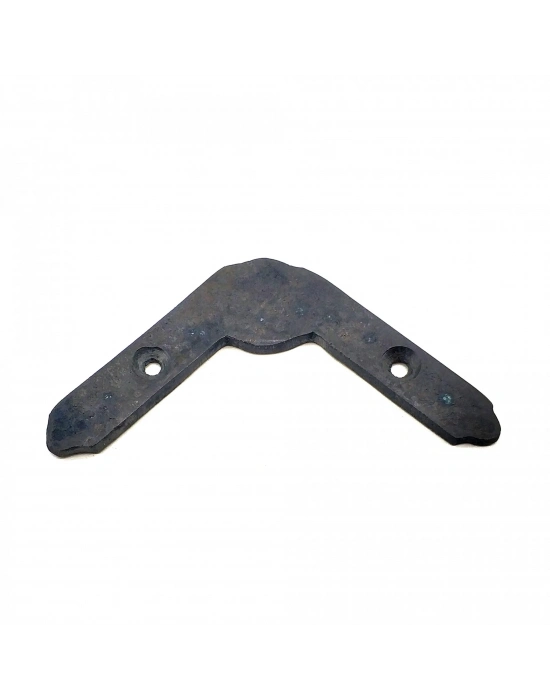 Antika Tarz Dekoratif Pirinç Dövme Gönye - Üst, 80x80mm, Oksit