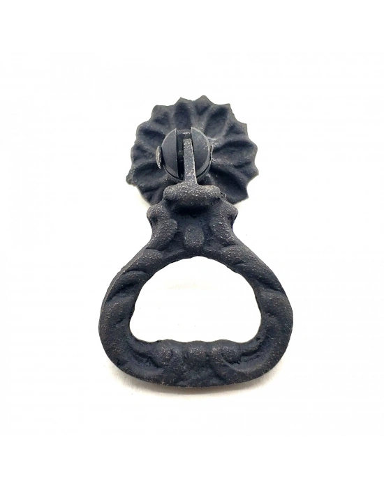 Antika Tarz Dekoratif Pirinç Kalp Sarkaç Mobilya Kulbu - 25 Mm, Oksit