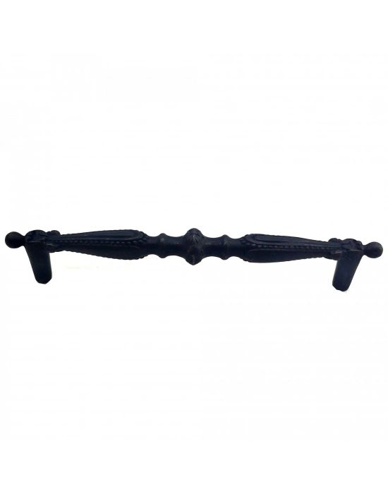 Antika Tarz Dekoratif Pirinç Yeni Sütun Mobilya Kulbu - 160mm, Oksit