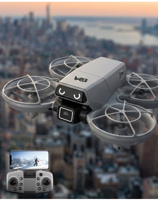 ® APP Kontrollü Kameralı Mini Drone Headless Mod Özellikli