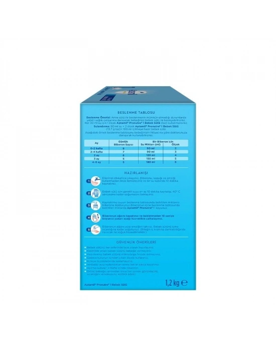 Aptamil Bebek Sütü Maması No1 0-6 Ay 1200 Gr