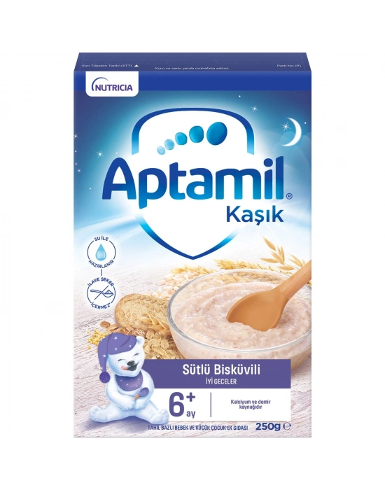 Aptamil Sütlü Bisküvili Kaşık Maması 250 Gr