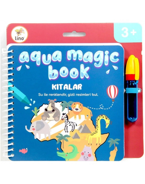 Aqua Magic Kıtalar Sihirli Boyama Kitabı