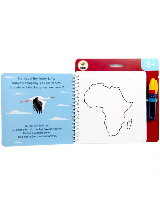 Aqua Magic Kıtalar Sihirli Boyama Kitabı