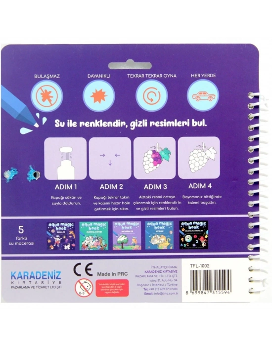 Aqua Magic Oyunlar Sihirli Boyama Kitabı