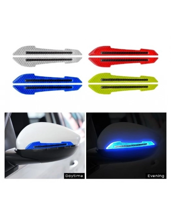 Araba Ayna Çarpma Koruyucu Renkli Reflektif Şerit