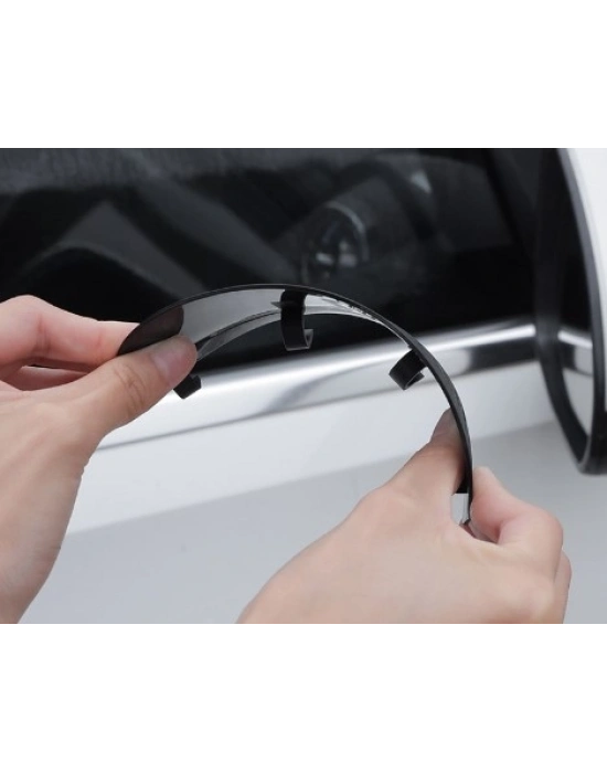 Araba Ayna Yağmur Koruyucu Siper Karbon Desenli