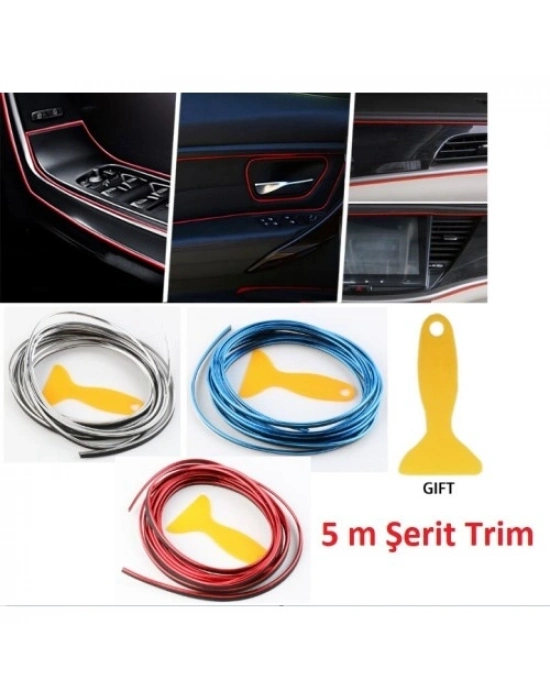 Araba Dekorasyon 5 Metre Şerit Trim
