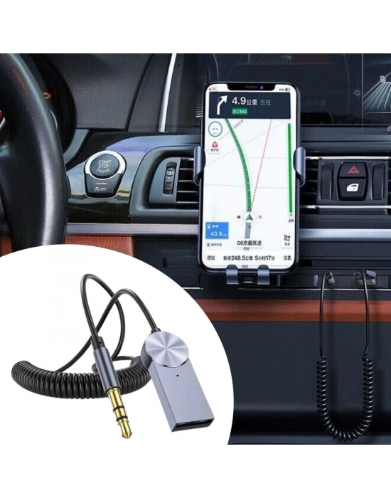 ®  Araba için Bluetooth Aux Alıcısı Wireless Araç Kiti