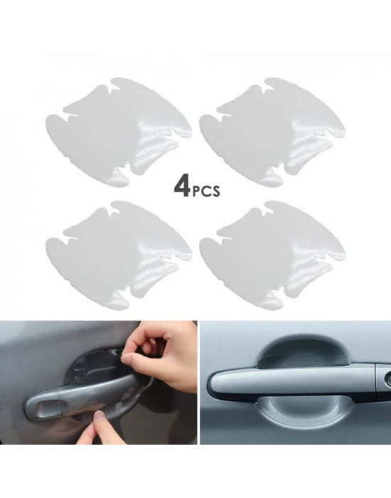 Araba Kapı Kolu Koruyucu Film (4lü Set)