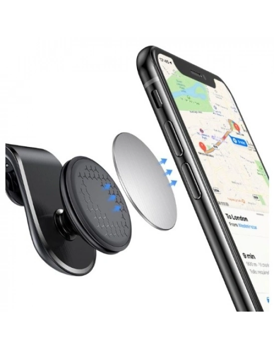 Araba Klimasına Takılan Mandallı 360 Mıknatıslı Telefon Tutucu