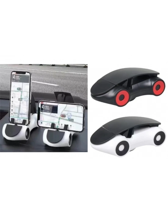 Araba Tasarımlı Araç İçi Telefon Tutucu 360 Dönebilen Ayarlı