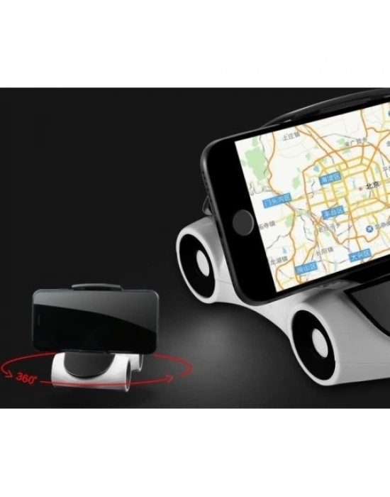 Araba Tasarımlı Araç İçi Telefon Tutucu 360 Dönebilen Ayarlı
