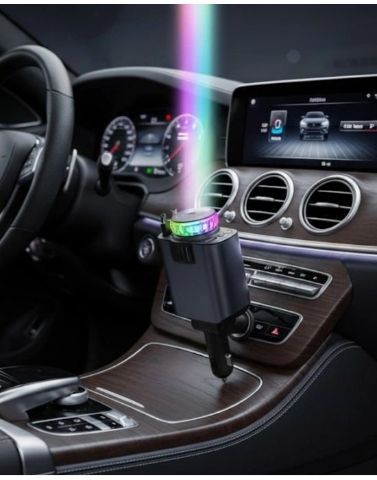 ® Araç Çakmak Girişli Şarj Cihazı Nemlendirici ve Aromaterapi Özellikli