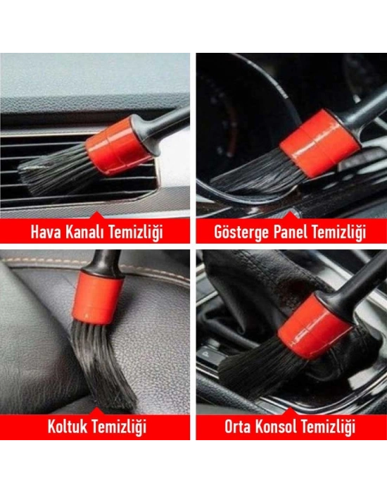 Araç Detay Temizlik Fırçası Seti