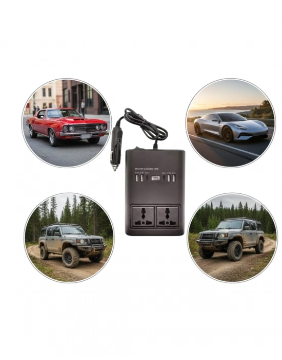 ® Araç Elektrik Dönüştürücü Çoklu USB Çıkışlı 150W İnvertör