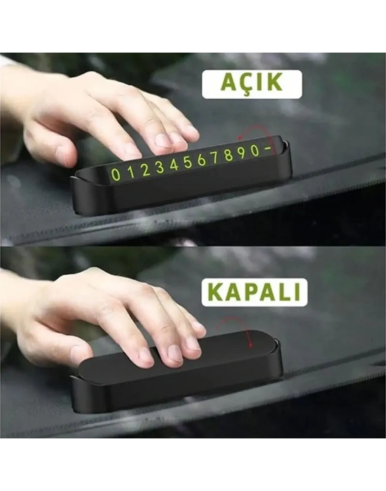 Araç Fosforlu Numaratör Aç-Kapa