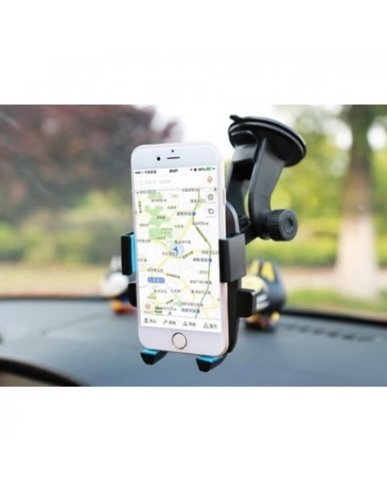 Araç İçi Cam ve Torpido Vantuzlu Telefon Tutucu