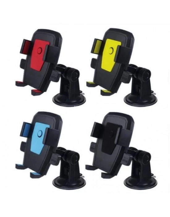 Araç İçi Cam ve Torpido Vantuzlu Telefon Tutucu