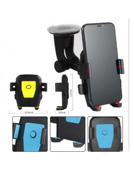 Araç İçi Cam ve Torpido Vantuzlu Telefon Tutucu CM-234