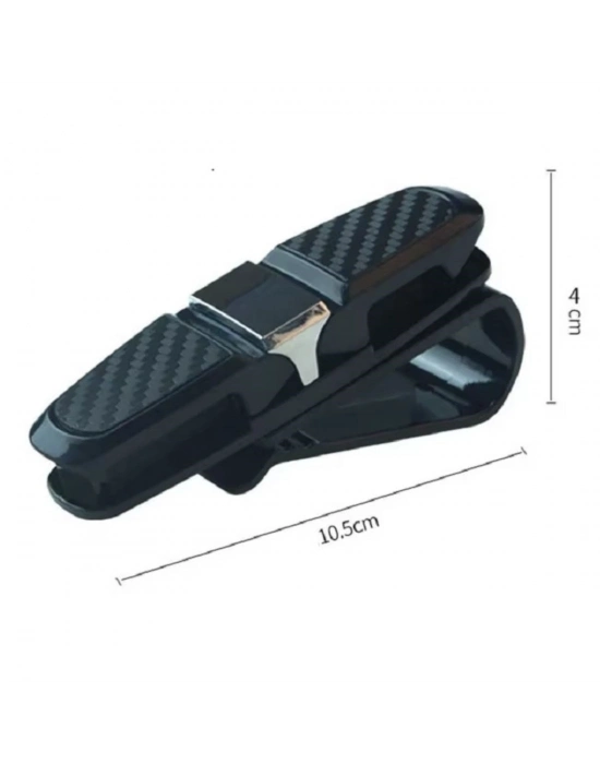 ®  Araç İçi Güneşliğe Takılan 2li Gözlük,Kart,Para Takmalık Aparat