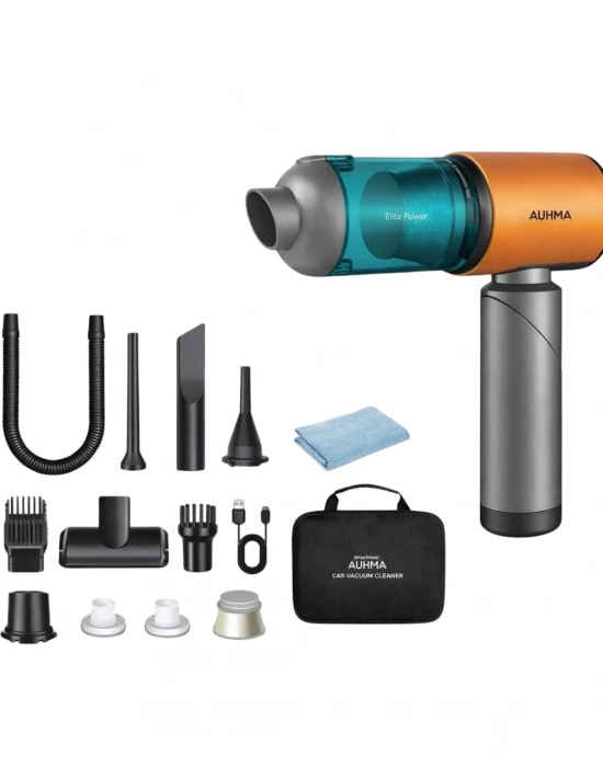 ® Araç İçi Kablosuz El Süpürgesi Yüksek Emiş Gücü ve HEPA Filtre