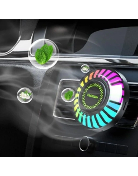 Araç İçi Koku Hazneli RGB Sese Duyarlı LED Işık