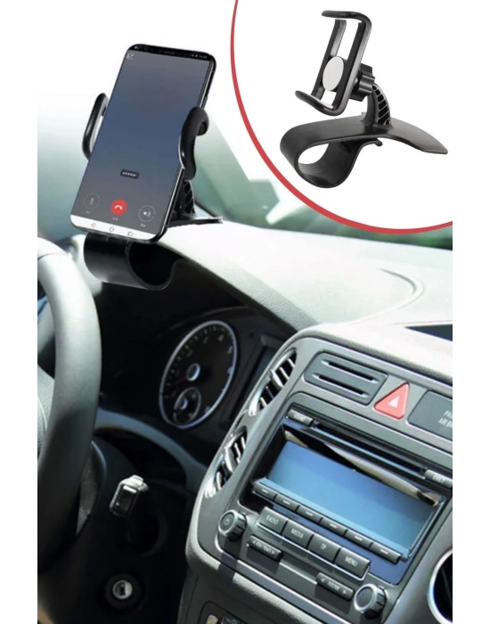 ®  Araç İçi Konsola Takılan Döner Başlıklı Telefon Kıskacı Telefon Tutucu