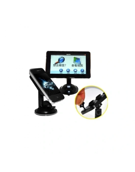 Araç İçi Telefon-tablet-navigasyon Tutucu-(8 Vantuzlu Döner Başlıklı)