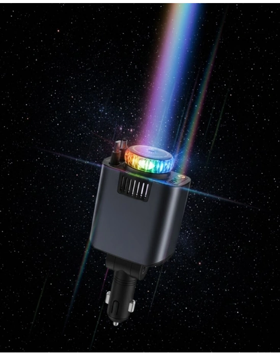 ® Araç İçin Hızlı Şarj Destekli Nemlendirici ve Koku Difüzörü