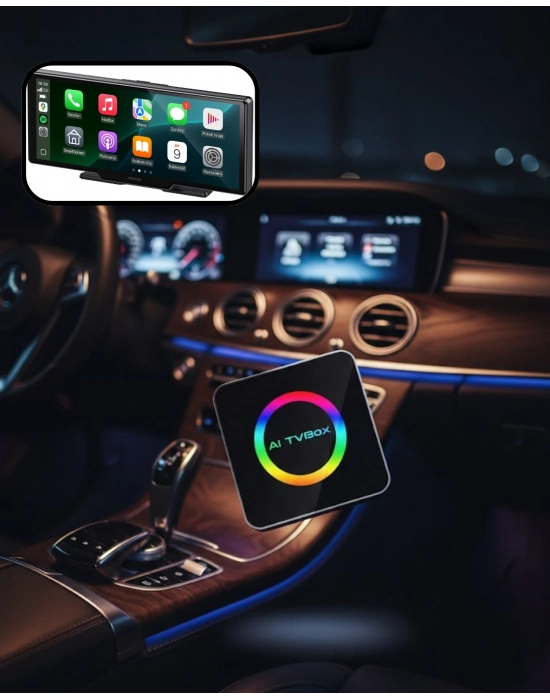 ® Araç İçin Kablosuz CarPlay Android Auto Multimedya Çözümü