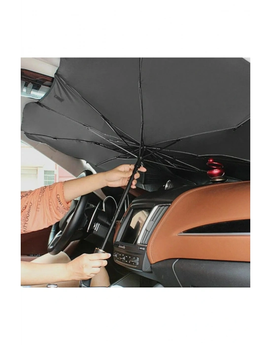 Araç Şemsiyesi Bütün Araçlara Uyumlu Katlanabilir Şemsiye Güneşlik
