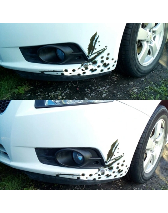 Araç Sticker Mermi Ve Oto Sticker Yara Şeklinde 3d