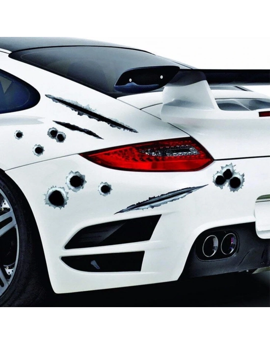 Araç Sticker Yara Bere Oto Sticker Yara Şeklinde 3d