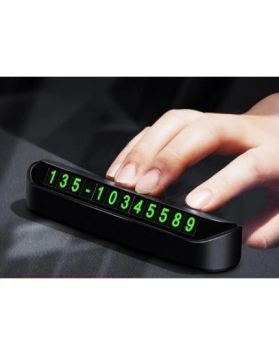 Araç Torpido Üstü Aç Kapa Fosforlu Numaratör