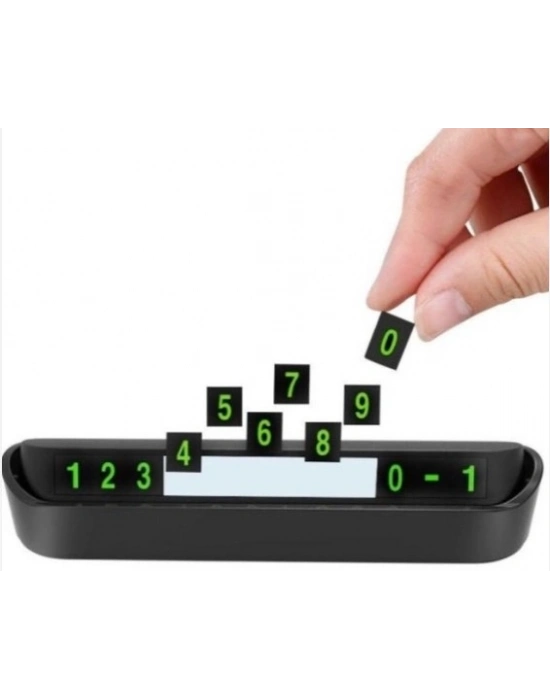 Araç Torpido Üstü Aç Kapa Fosforlu Numaratör