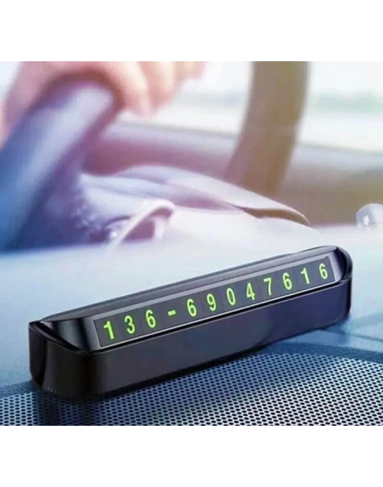 Araç Torpido Üstü Aç Kapa Fosforlu Numaratör