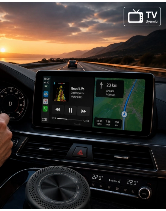 Araç ve TV Uyumlu CarPlay Box 4GB RAM 64GB Hafıza HDMI Android Sistem