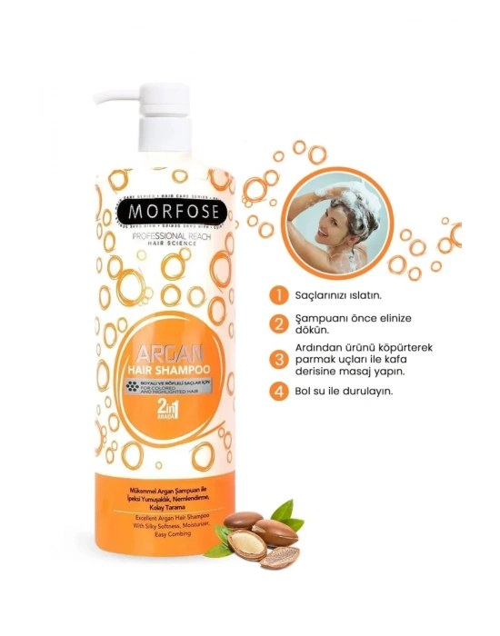 Argan Şampuan 1000 ML - Boyalı Saçlar İçin