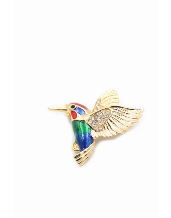 Arı Kuşu Broş - Yeşil