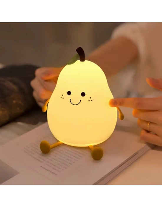 Armut Tasarımlı Renk Değiştirebilen Dokunmatik Gece Lambası