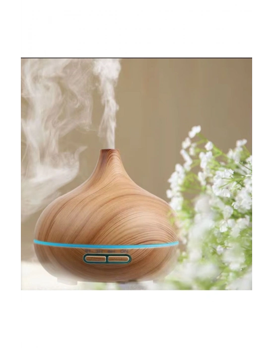 ® Aroma Difüzör Gece Işığı 7 Led Nemlendirici Kumandalı 550 ml Buhar Makinesi